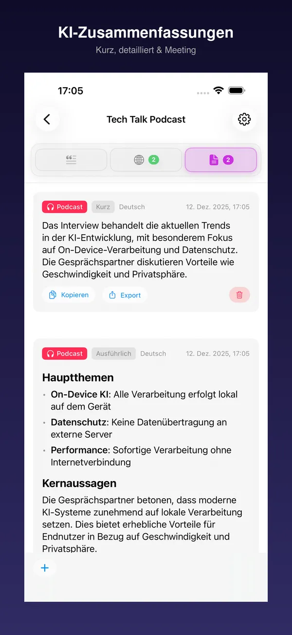Zusammenfassung